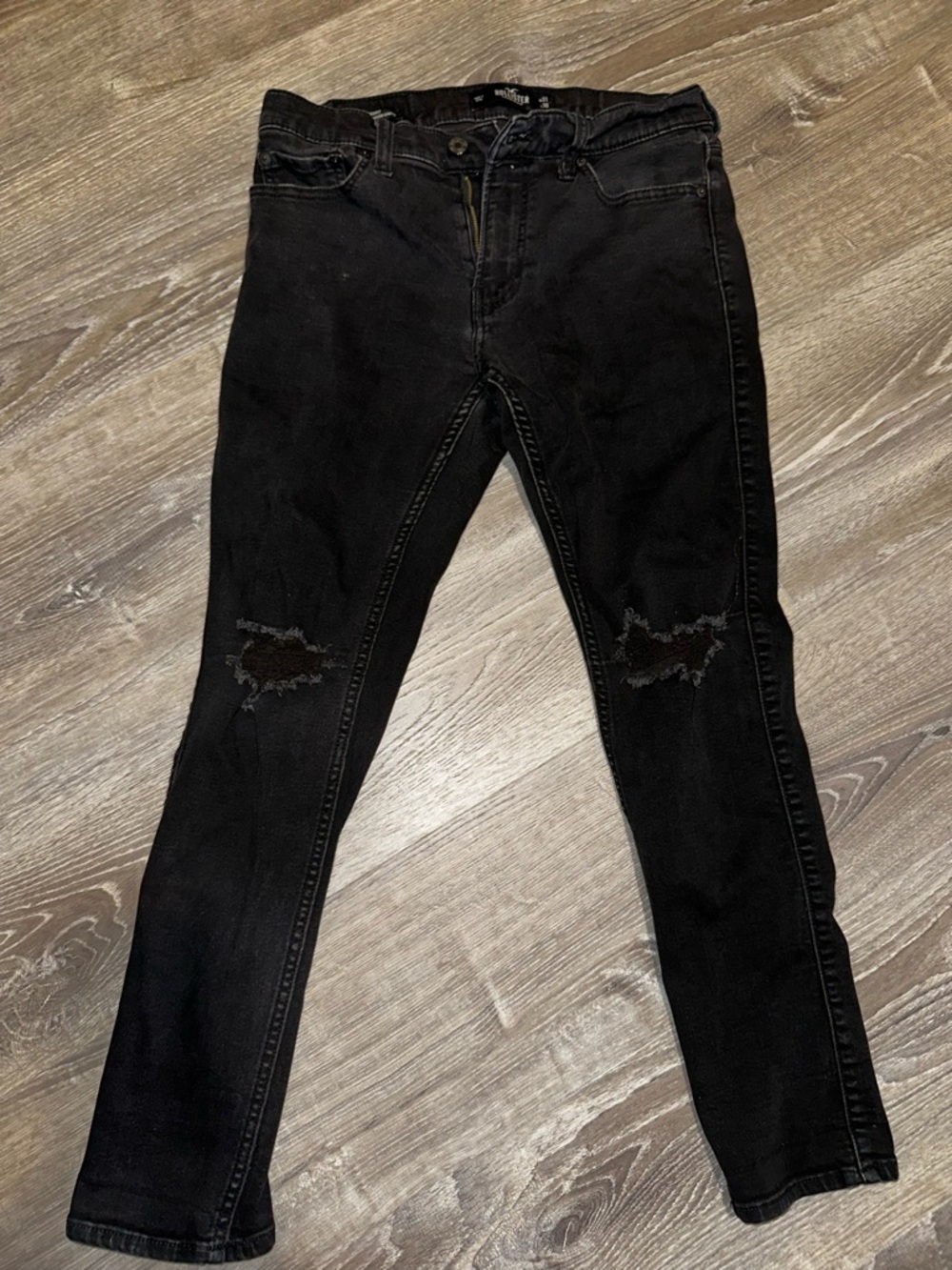 Hollister Skinny Ripped Jeans